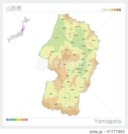 山形県のイラスト素材