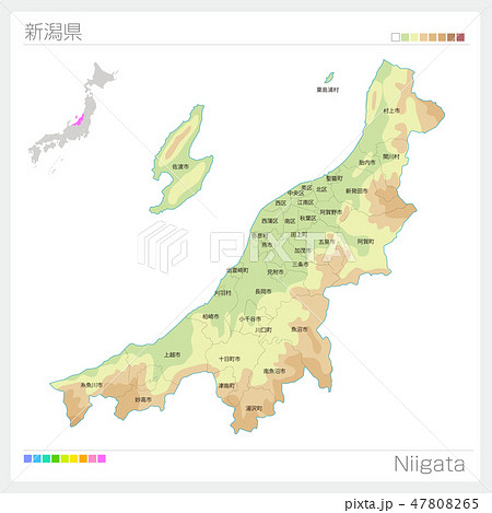 新潟県のイラスト素材