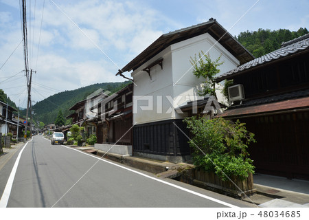 鞍馬寺門前町の写真素材