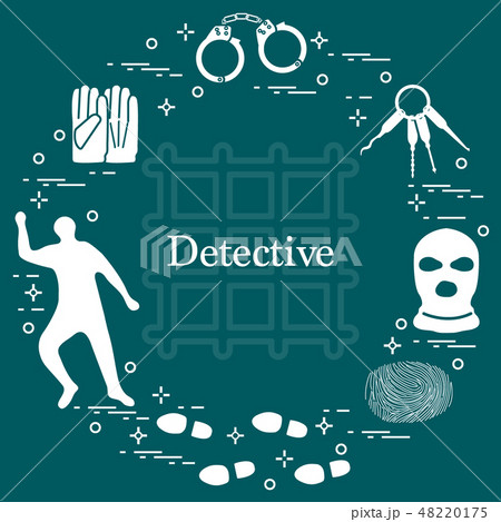 映画泥棒のイラスト素材