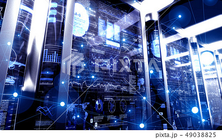 データセンターのイラスト素材