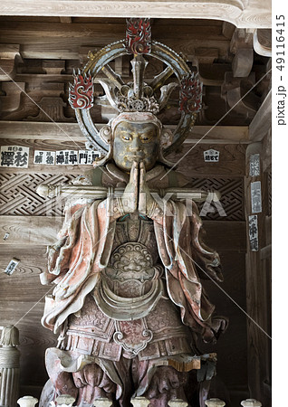 韋駄天の写真素材