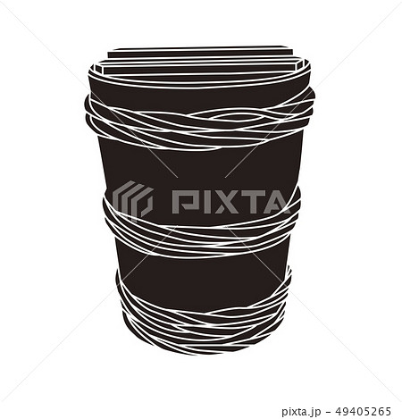 味噌樽のイラスト素材