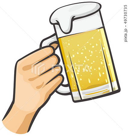 ビールジョッキのイラスト素材