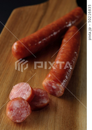 サラミ法の写真素材