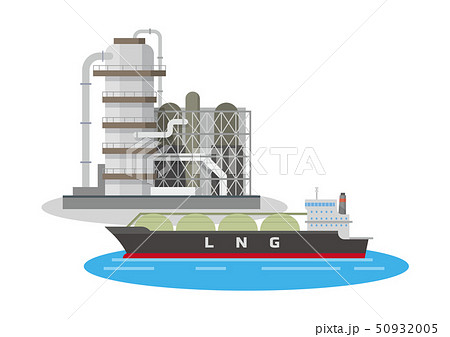 Lngタンカーのイラスト素材