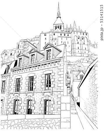 ペン画 ファンタジーの写真素材