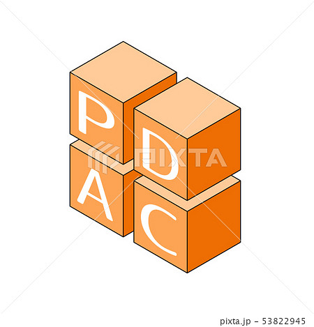 改善活動 Pdca 改善 品質管理のイラスト素材