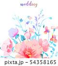 透明水彩 水彩画 花のイラスト素材