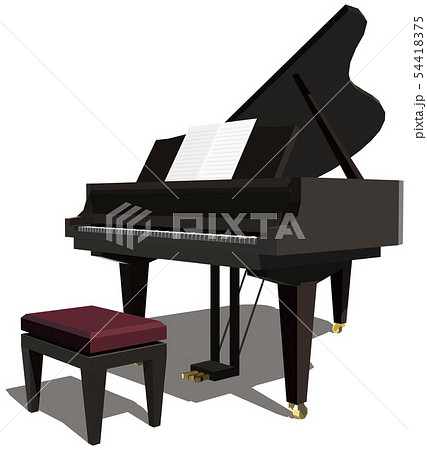 ピアノ椅子のイラスト素材