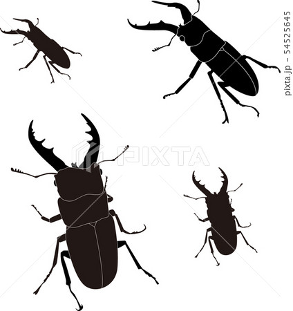 ノコギリクワガタのイラスト素材
