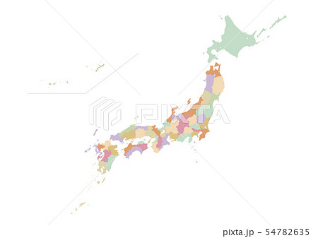 日本地図のpng素材集 ピクスタ