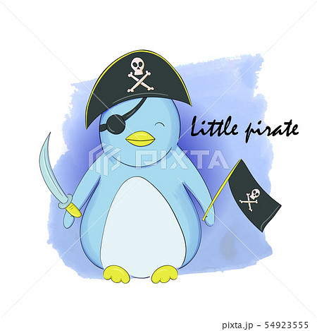 ぺんぎん ペンギン 海賊 旗のイラスト素材 ぺんぎん ペンギン 海賊 旗のイラスト素材