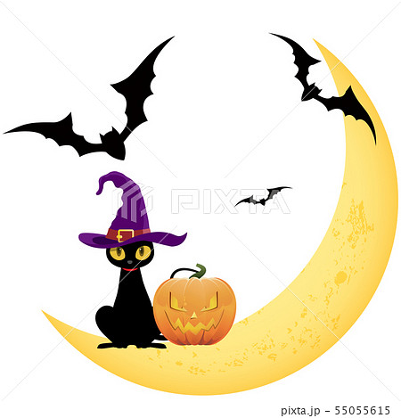 ハロウィン帽子のイラスト素材