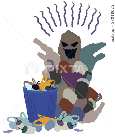 怨霊のイラスト素材