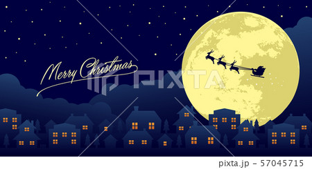 ファンタジー 夜景 風景 夜のイラスト素材