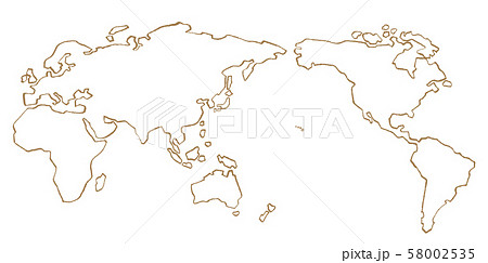 完了しました イラスト 世界 地図 簡単 シモネタ