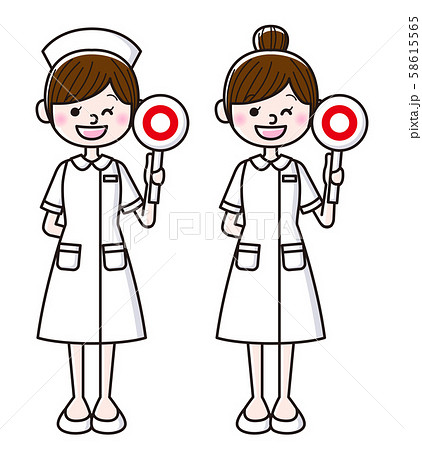 ナースキャップのイラスト素材