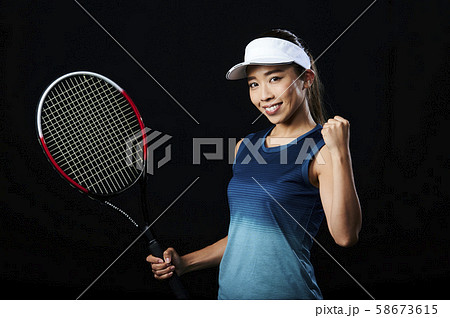 女子プロテニスの写真素材