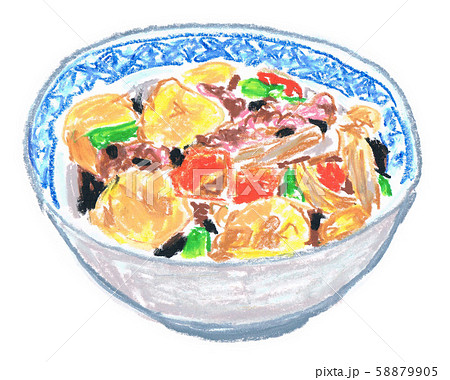 肉じゃがのイラスト素材