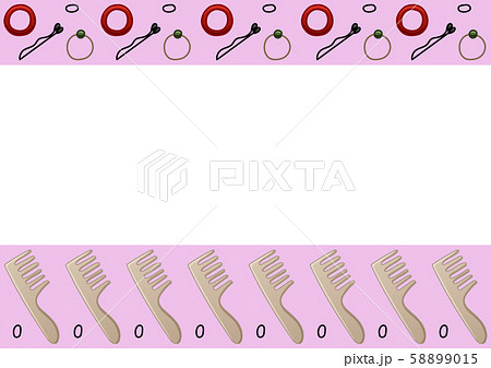 カラーゴム ヘアゴム ゴム 髪留めの写真素材 Pixta
