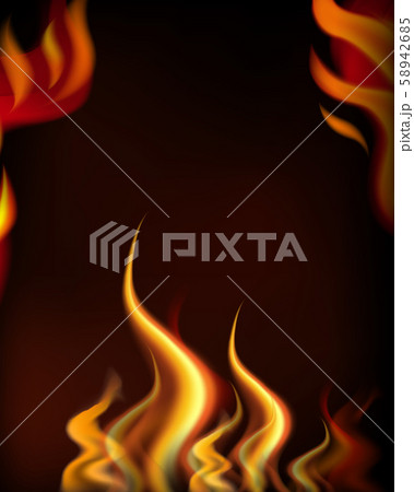 火炎 壁紙 炎 柄の写真素材