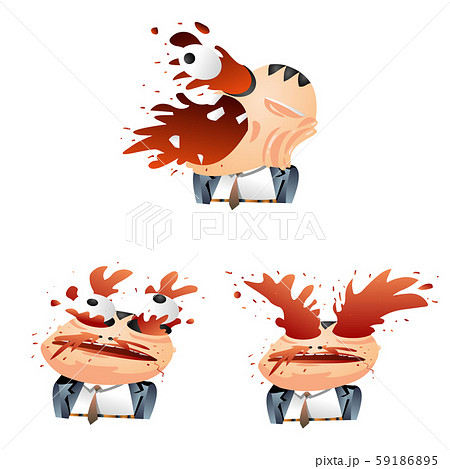 重傷のイラスト素材