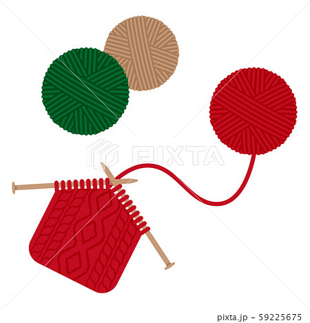 毛糸のイラスト素材集 ピクスタ