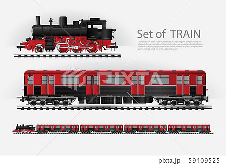 貨物列車のイラスト素材集 ピクスタ