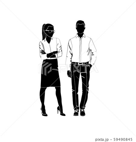 男 スーツ メガネ かっこいい 人物 挿絵 ビジネスマンのイラスト素材