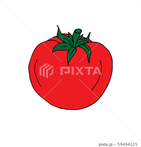 トマト アイコンの写真素材