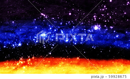 星空 星 星景 夜空のイラスト素材