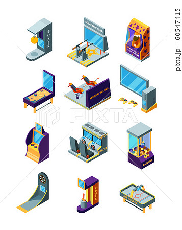 ゲームセンターのイラスト素材