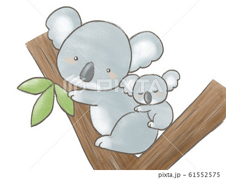 Simple and cute koala clip art illustration - Stock Illustration  [91225664] - PIXTA