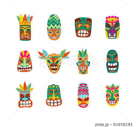 ティキ お面のイラスト素材 - PIXTA