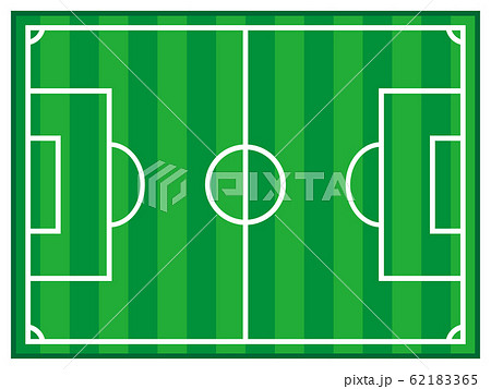 サッカー場のイラスト素材