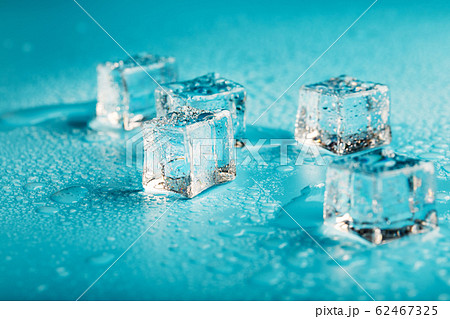 氷 テクスチャ かっこいいの写真素材