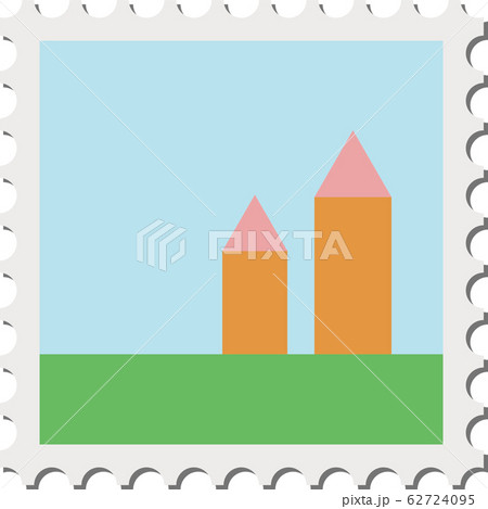 切手 アイコンのイラスト素材