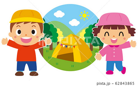 ガールスカウトのイラスト素材