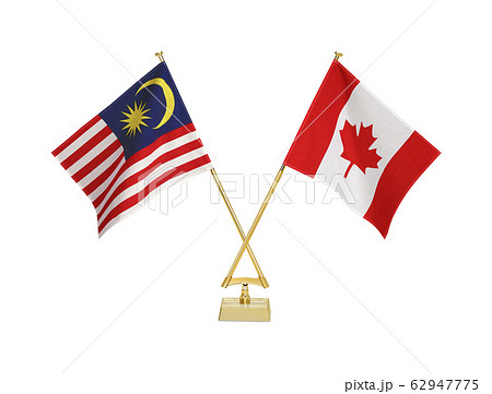 マレーシア国旗の写真素材