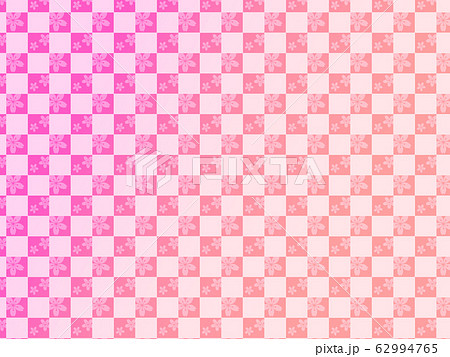 チェック柄 チェック ピンク 背景のイラスト素材