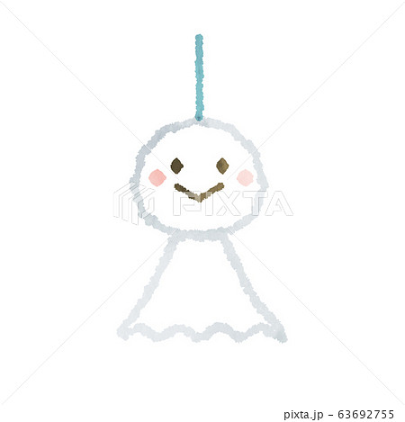 てるてる坊主のイラスト素材