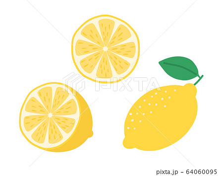 レモン 新鮮 シンプル 壁紙のイラスト素材