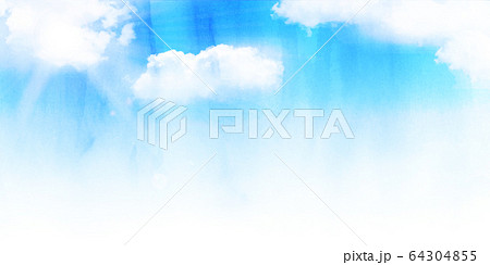 空 雲 青空 背景のイラスト素材