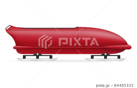 ボブスレーのイラスト素材