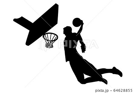 バスケ バスケットボール のイラスト素材集 ピクスタ