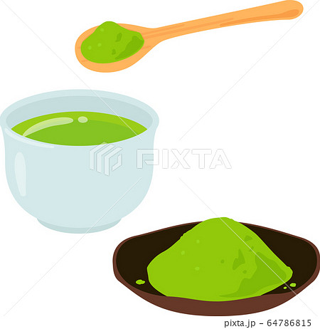 緑茶のイラスト素材