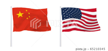 中国国旗のイラスト素材集 ピクスタ