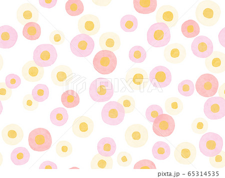水玉 ナチュラル ピンク 背景 壁紙 ドット パターン おしゃれの写真