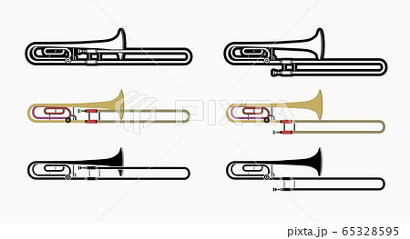 トロンボーンのイラスト素材集 ピクスタ